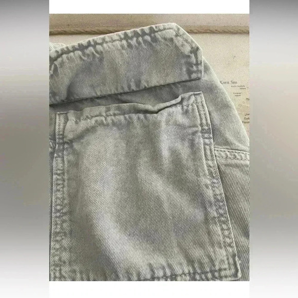 Zara Parachute Cargo Jeans Size 9 - Picture 5 of 10